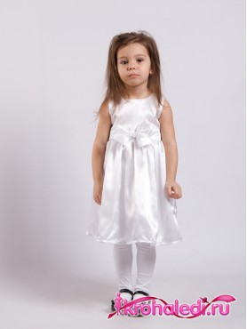 Нарядное детское платье Анита белое