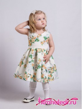 Нарядное детское платье Весна