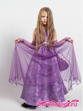 Нарядное детское платье Рапунцель