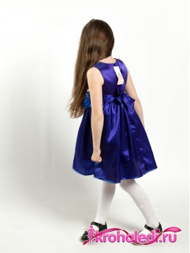 Нарядное детское платье Дарина электрик