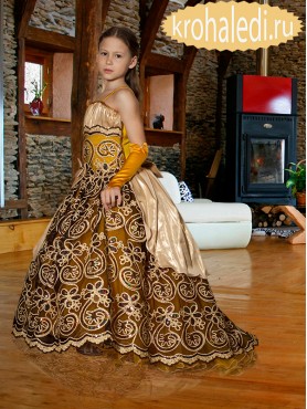 Бальное детское платье Императрица