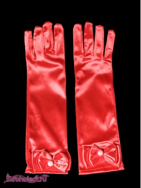 Детские перчатки Натали красные