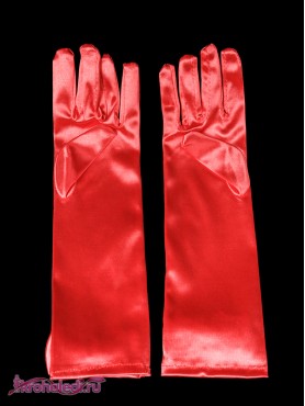 Детские перчатки Натали красные