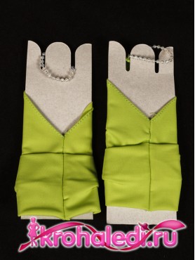 Детские перчатки Пуховка фисташковые