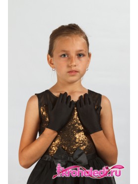 Детские перчатки Стиляга черные
