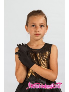 Детские перчатки Стиляга черные